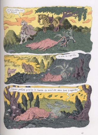 extrait bande-dessinee Le roi n'embrasse pas
