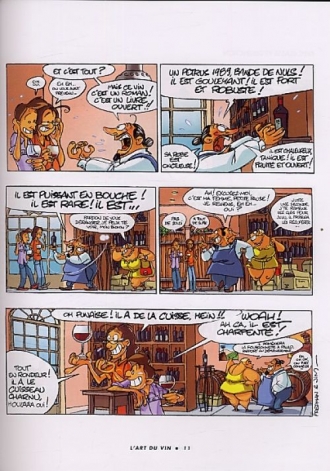 extrait bande-dessinee L' Art du vin