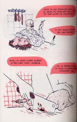 extrait bande-dessinee L' art et le sang
