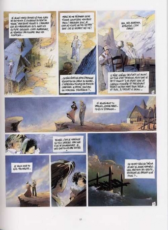 extrait bande-dessinee Des pas sur le sable