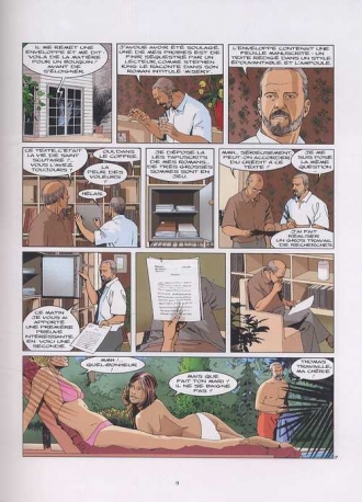 extrait bande-dessinee Le sang du martyr