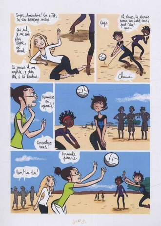 extrait bande-dessinee Sable ou galets