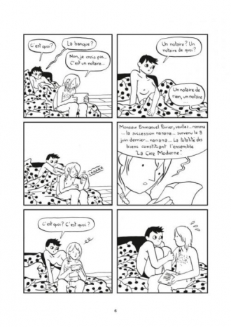 extrait bande-dessinee La Cire moderne