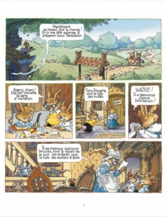 extrait bande-dessinee L'anniversaire de Dentdelion