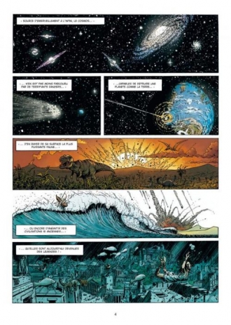 extrait bande-dessinee La chose sous les tranchées