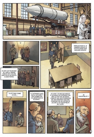 extrait bande-dessinee 1957 - Spoutnik