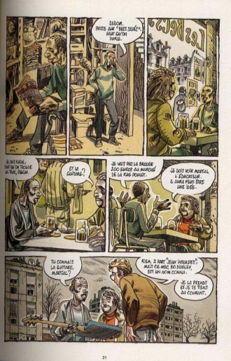 extrait bande-dessinee La guitare de Bo Diddley