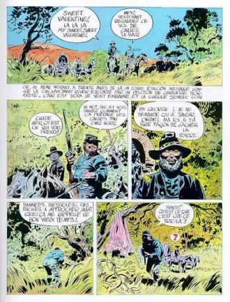 extrait bande-dessinee Cavalier bleu