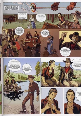 extrait bande-dessinee Le syndicat des pilleurs de train