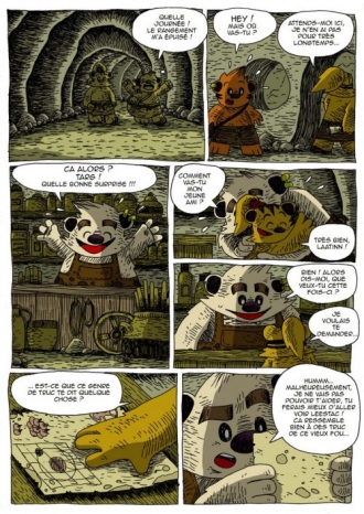 extrait bande-dessinee Le manuscrit