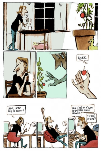 extrait bande-dessinee La main verte