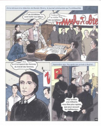 extrait bande-dessinee La Pasionaria