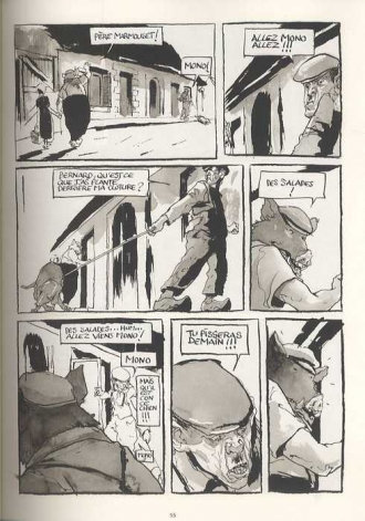 extrait bande-dessinee La résistance du sanglier
