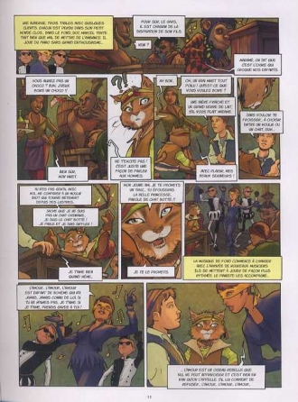 extrait bande-dessinee La véritable histoire du chat botté