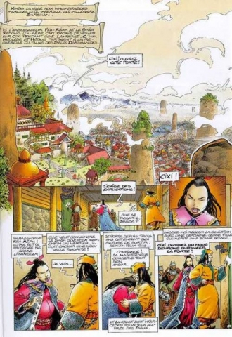 extrait bande-dessinee Lanfeust de Troy - Cixi impératrice