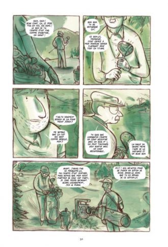 extrait bande-dessinee Le 7ème vert