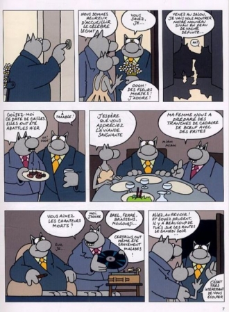 extrait bande-dessinee Le top du chat