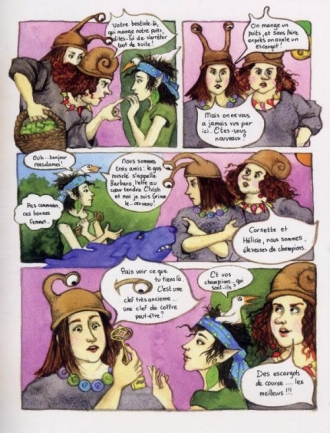 extrait bande-dessinee Le château invisible