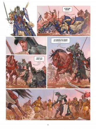 extrait bande-dessinee Le Chevalier à la licorne