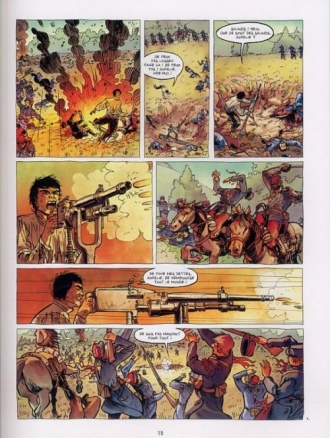 extrait bande-dessinee La tête en feu