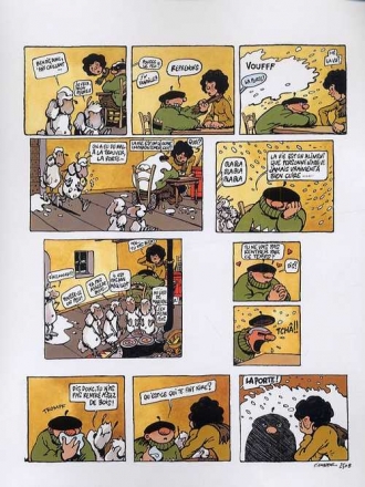 extrait bande-dessinee ...courent dans la montagne
