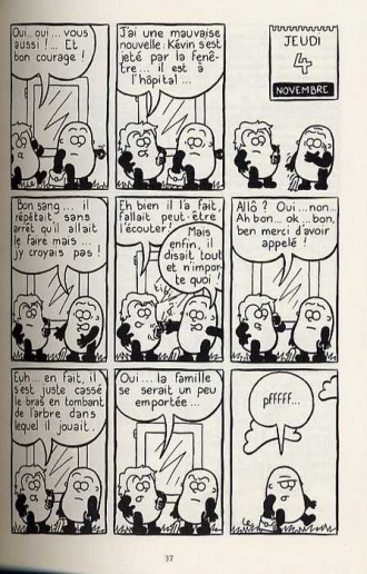 extrait bande-dessinee Le journal d'un remplaçant