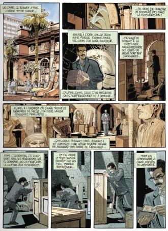 extrait bande-dessinee Le labyrinthe de Thot
