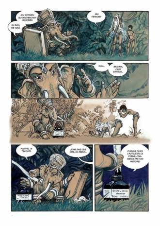 extrait bande-dessinee Le Mahâbhârata