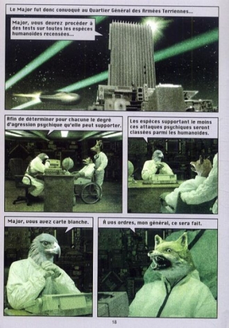 extrait bande-dessinee Le major et les extra-terrestres