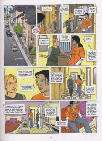 extrait bande-dessinee Le marathon de Safia