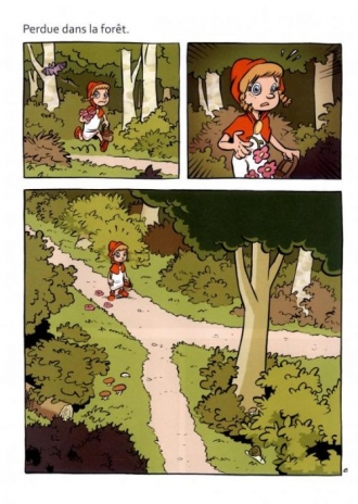 extrait bande-dessinee Le Petit chaperon rouge