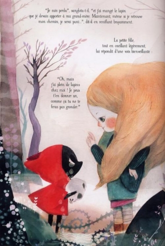extrait bande-dessinee Le petit loup rouge