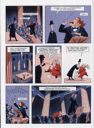 extrait bande-dessinee Le procès