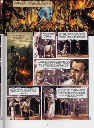 extrait bande-dessinee Les gardes pourpres