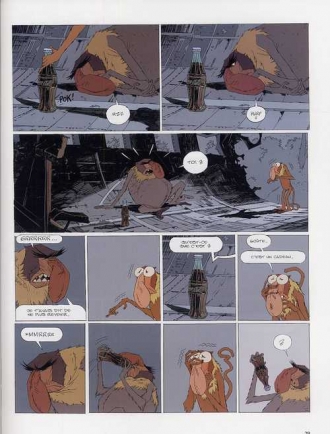 extrait bande-dessinee Le singe qui aimait les fleurs