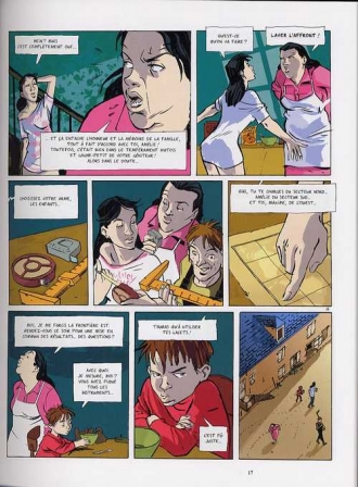 extrait bande-dessinee Le village qui s'amenuise
