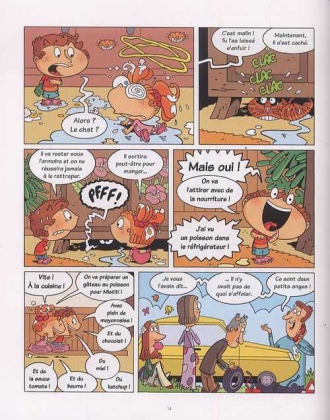 extrait bande-dessinee Pagaille dans la cuisine
