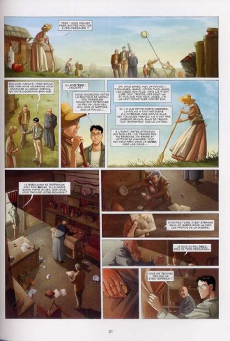 extrait bande-dessinee Tombée du ciel