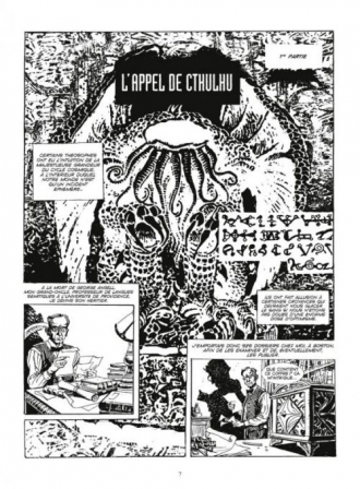 extrait bande-dessinee Les Cauchemars de Lovecraft