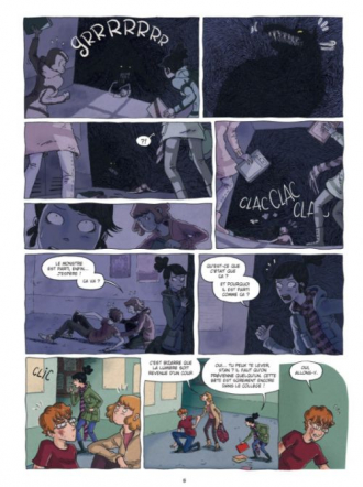extrait bande-dessinee Une bête au collège