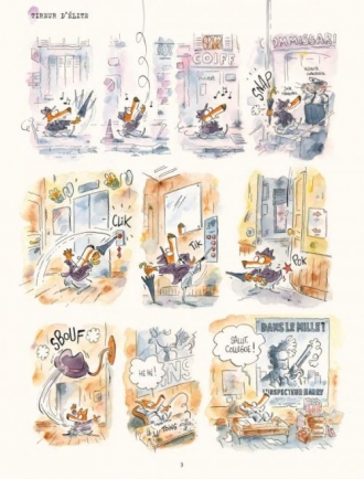 extrait bande-dessinee Les Enquêtes du commissaire Crassoulet