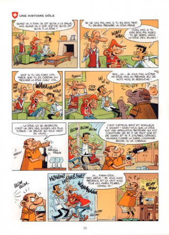 extrait bande-dessinee Du Jura, de Savoie et de Suisse