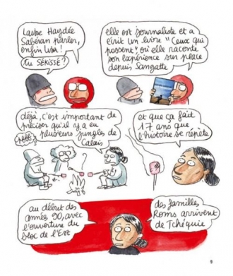 extrait bande-dessinee Les Nouvelles de la Jungle (de Calais)