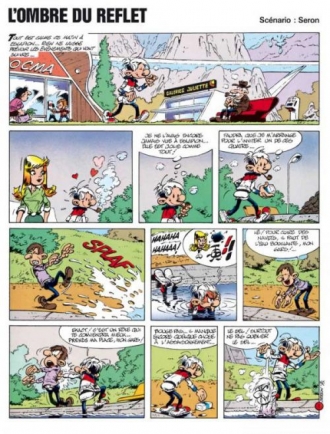 extrait bande-dessinee Le lac de l'auto