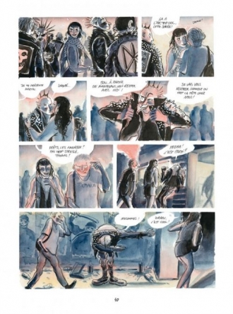 extrait bande-dessinee Les pieds dans le béton