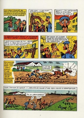 extrait bande-dessinee Les Pieds nickelés au tour de France