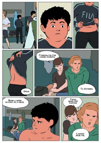 extrait bande-dessinee Les Vestiaires