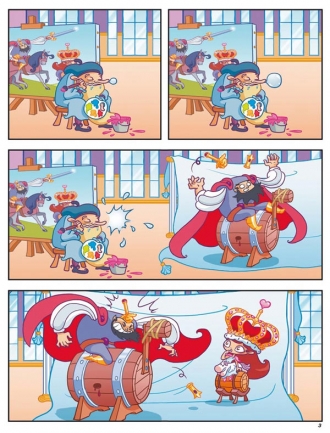 extrait bande-dessinee Le peintre fou