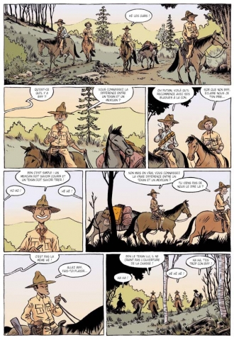 extrait bande-dessinee French lover