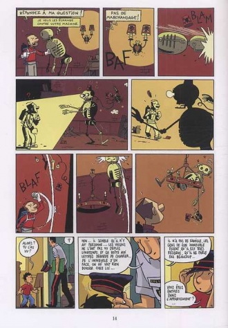 extrait bande-dessinee Enquêtes et squelettes
